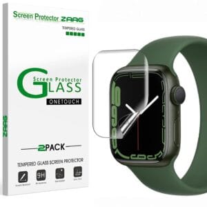 2 Pack for Apple Watch Series 8/7 45mm TPU Screen Protector - [Anti-Scratch] [Self-Healing] [New Version] Ultra-Thin Bubble-Free HD Clear Flexible