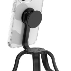 PopSockets Flexible Phone Mount & Stand, Phone Tripod Mount, Universal Device Mount - Black small