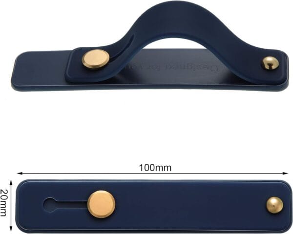 6 Pieces Telescopic Phone Grip Holder Stand With Finger Strap for Smartphones - Soft Colors - Image 2