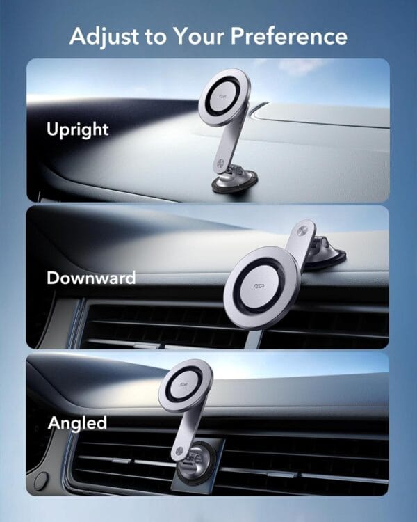 Car Mount, Dashboard Magnetic Phone Holder for Car, 360° Rotation - Image 2